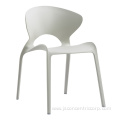 Modern design leisure stacking dining plastic chair